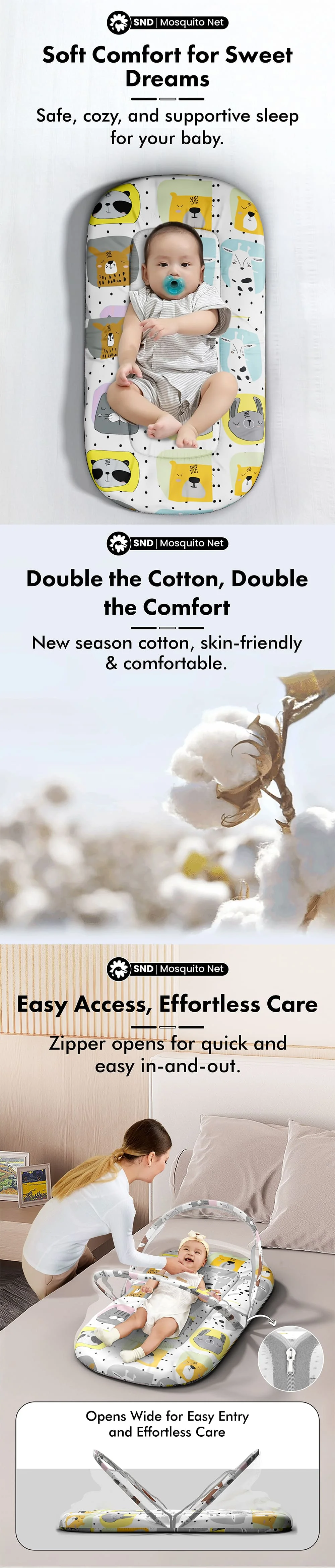 Bed Set with Mosquito Net