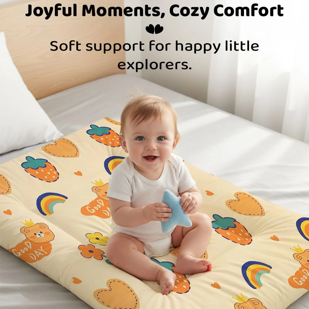 bedding set rainbow print