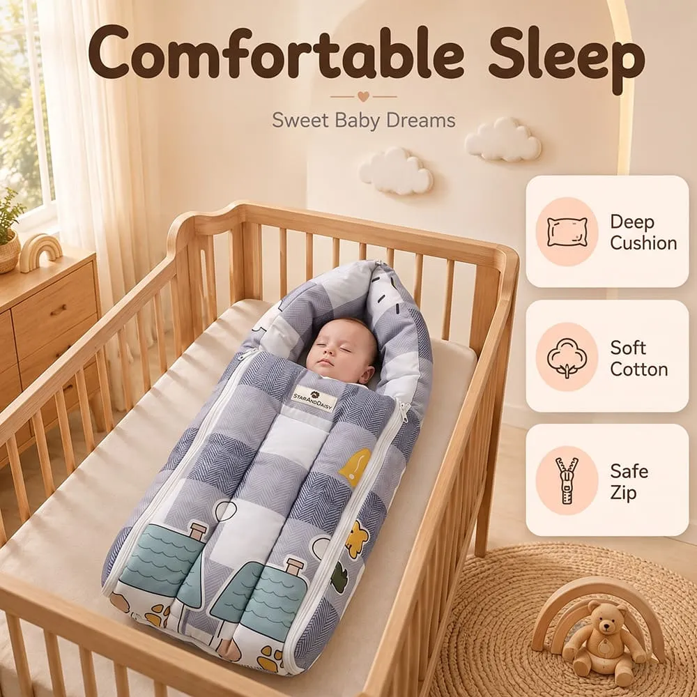 comfortable sleep baby sleeping bag bunny print