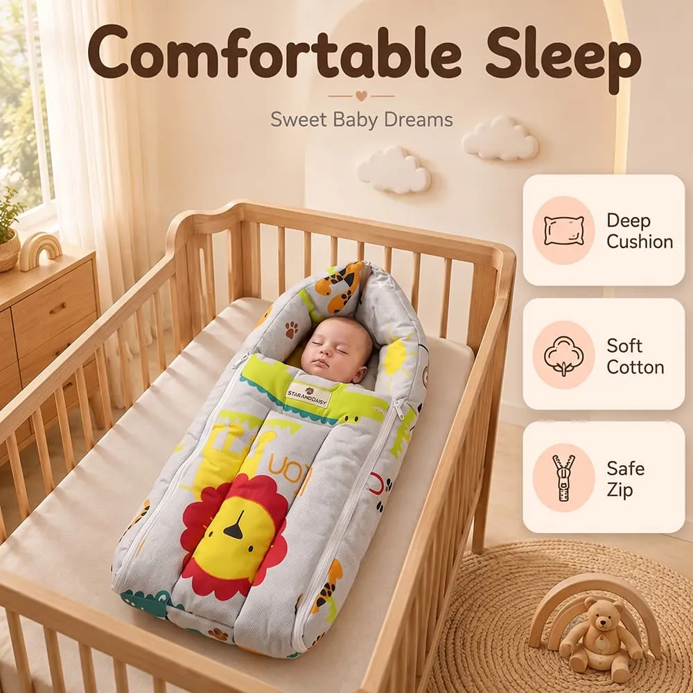 comfortable sleep baby sleeping bag jungle print