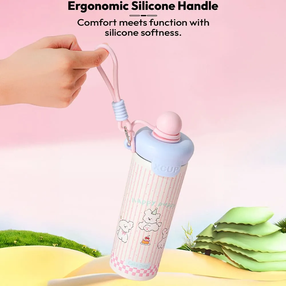 ergonomic silicone handle StarAndDaisy Kids Sipper Bottle