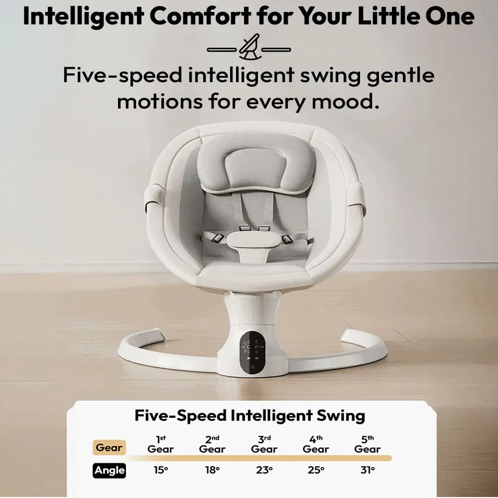 intelligent comfort for your little one Multi-function Electric Swing Rocker