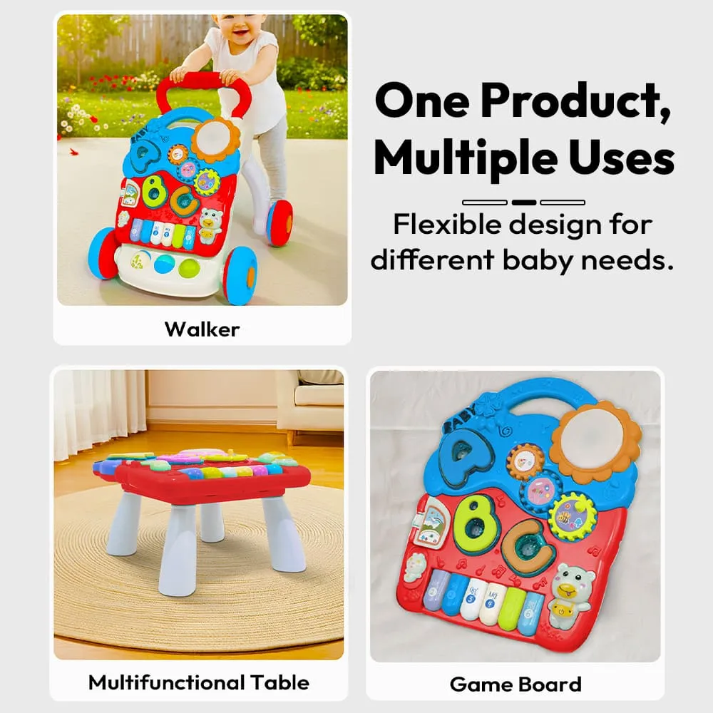 one product multiple uses baby 2 in 1 baby walker with piano
