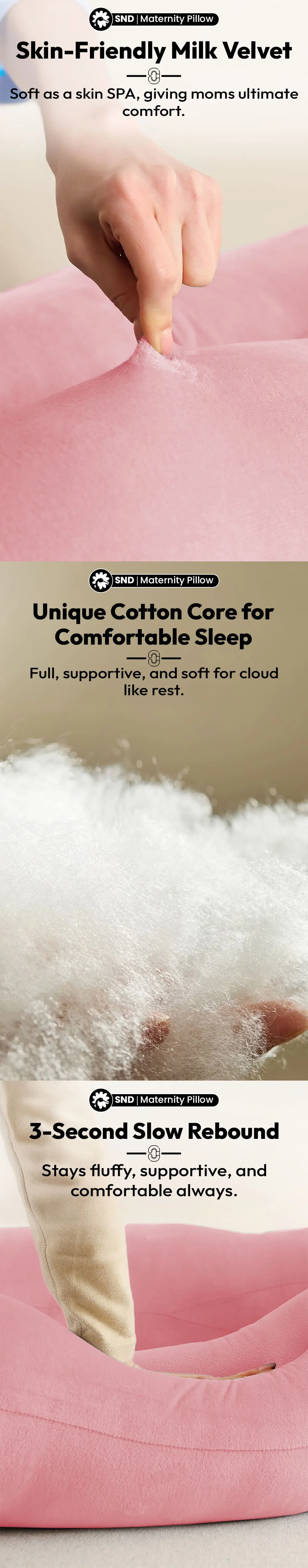 Pregnancy Pillow J Shape