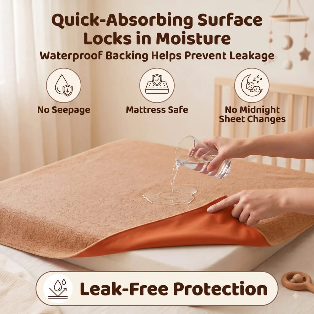 quick absorbing Baby Dry sheet blue orange
