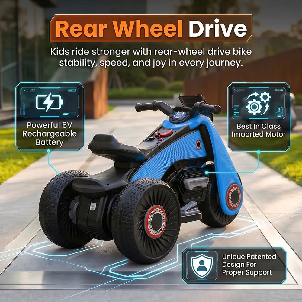 rear wheel drive Zuno ELectric bike blue