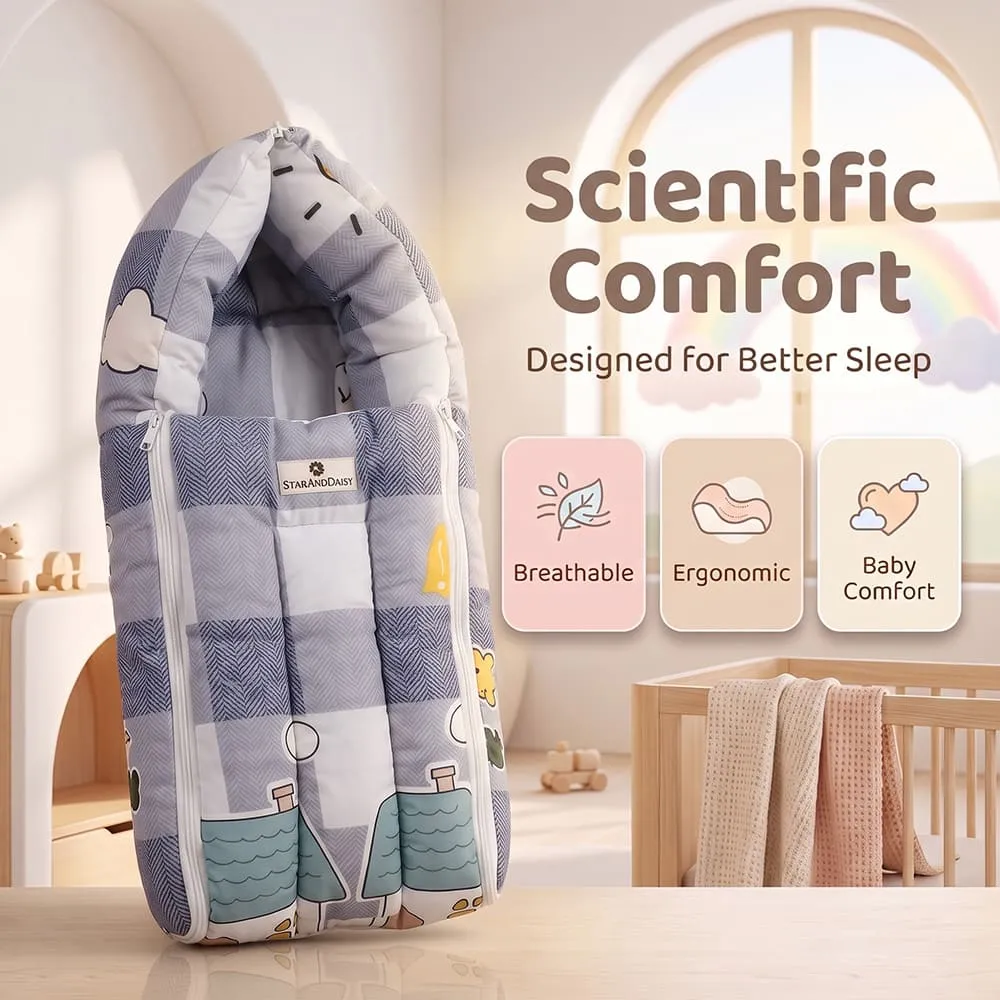 scientific comfort baby sleeping bag bunny print