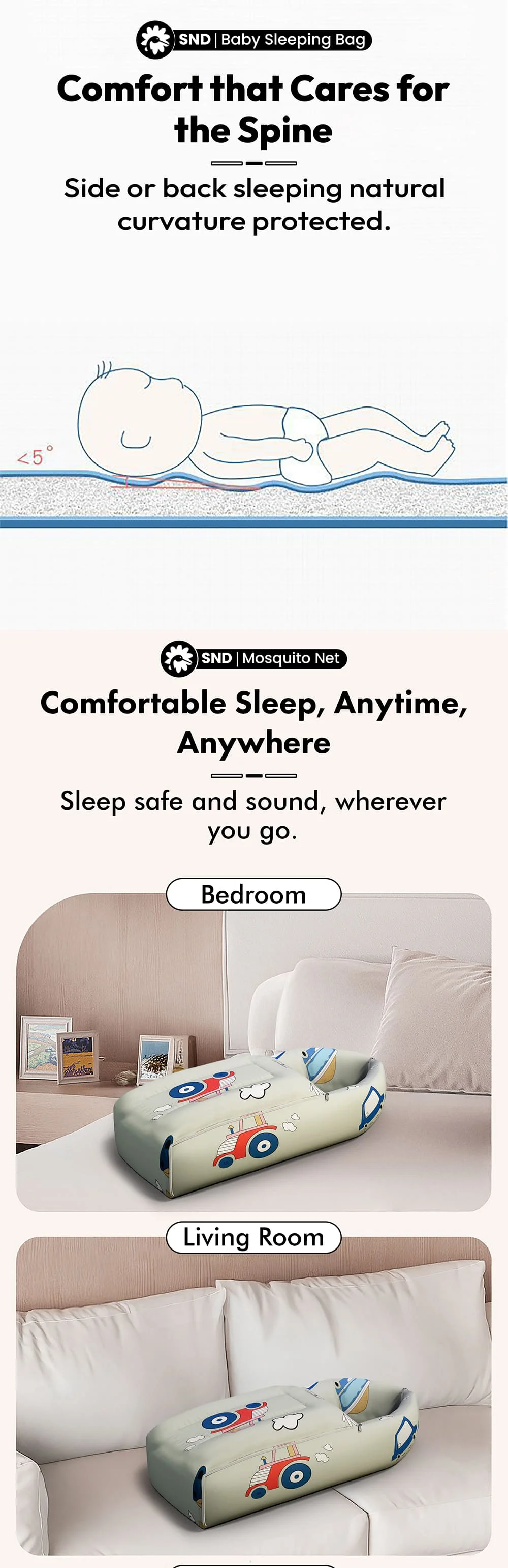 Bed Set with Mosquito Net