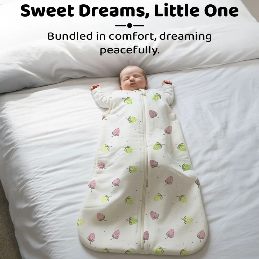 Strawberry Print Sleeping Sack