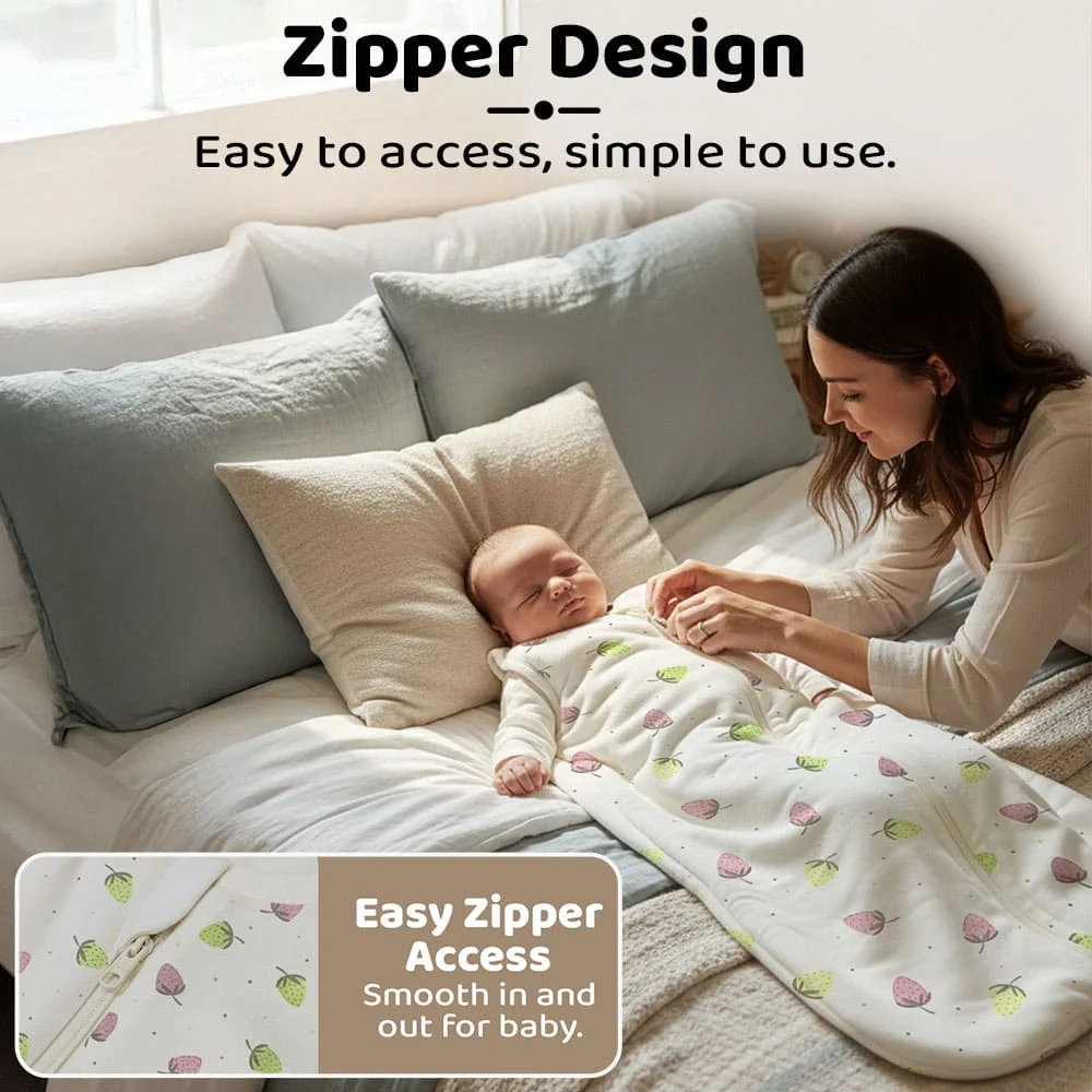 Print Sleeping Strawberry Sack