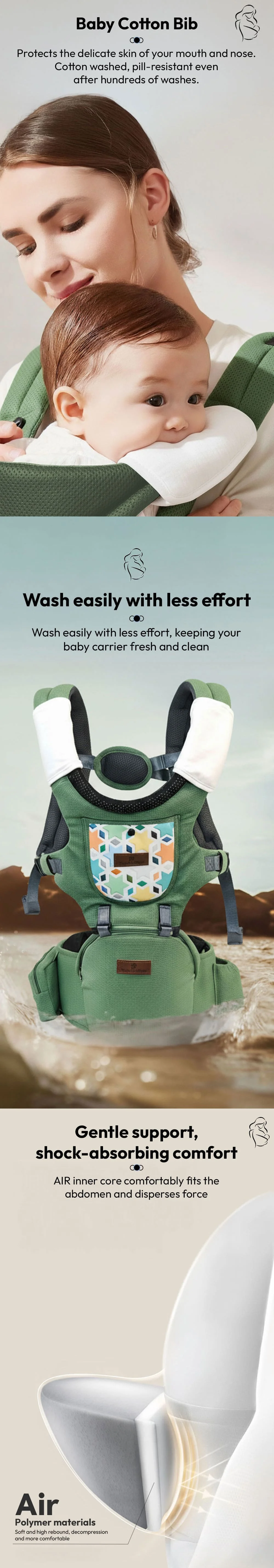 4-in-1 Baby Hip Carrier
