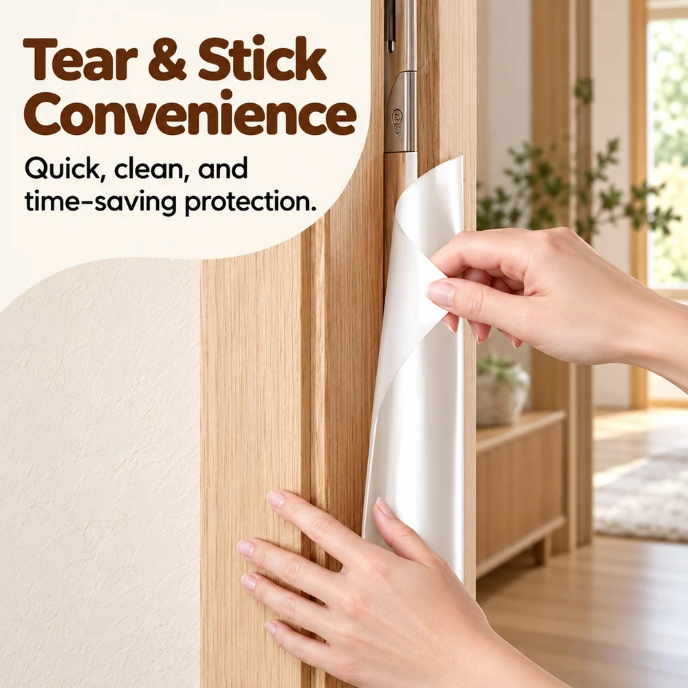 Anti pinch protection strip