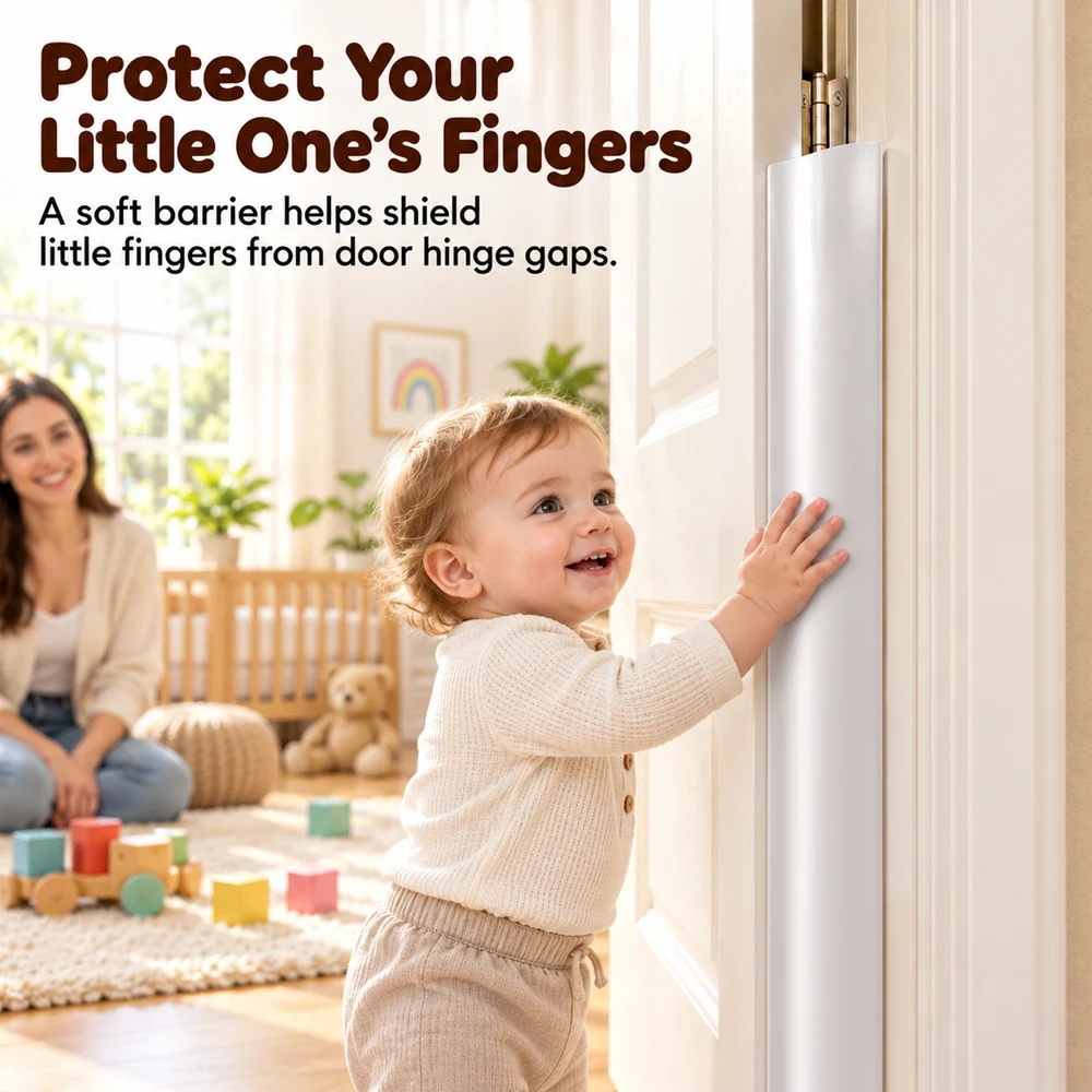 Anti pinch protection strip
