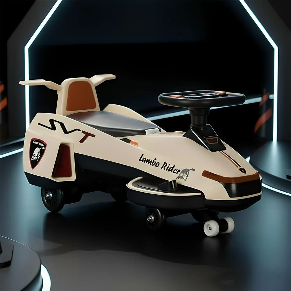 Twisting Electric Car Grey