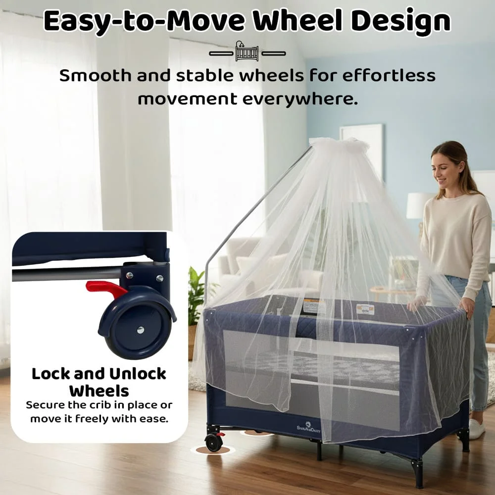 CozyCove Bedside Crib