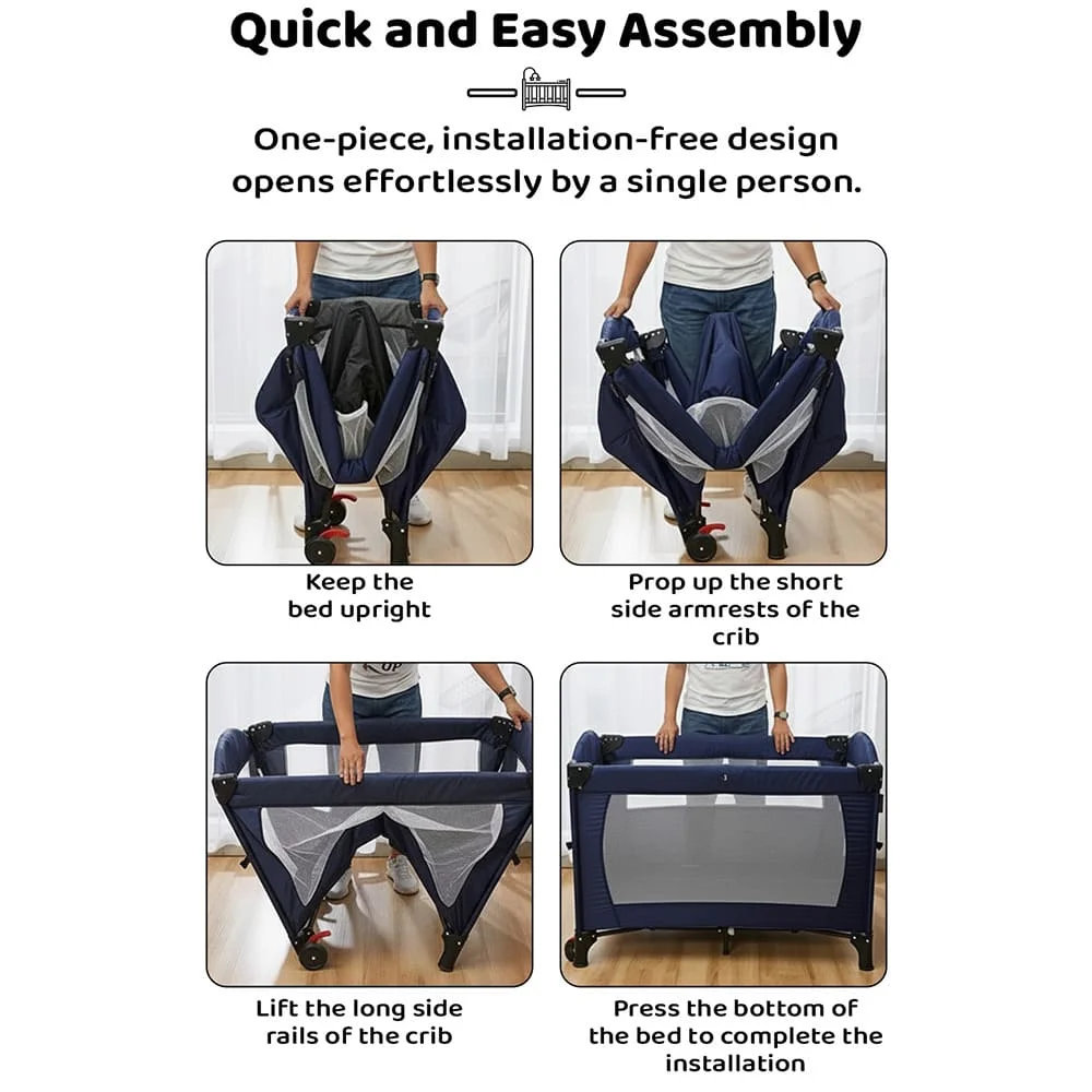 CozyCove Bedside Crib