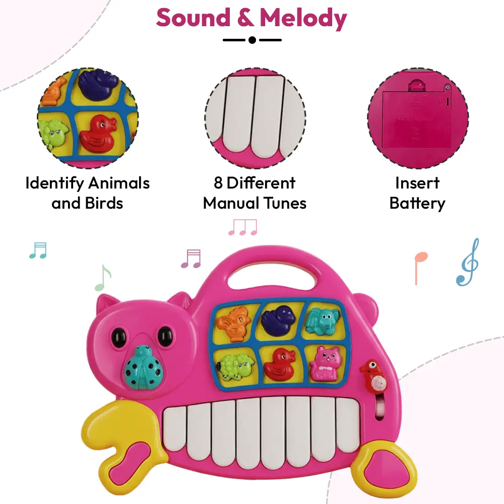 Musical Piano Pink