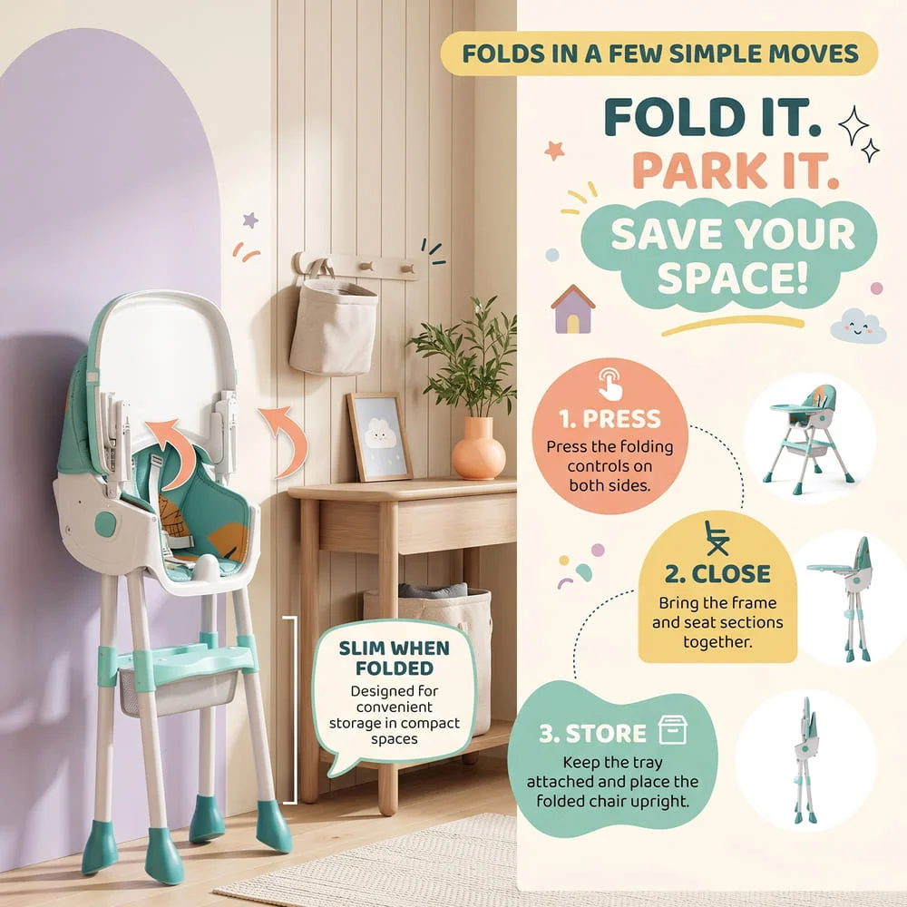 TT High Chair green7
