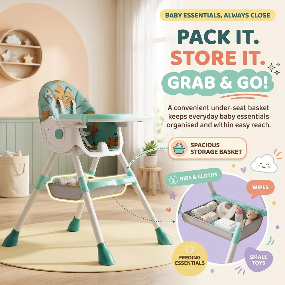 TT High Chair green8