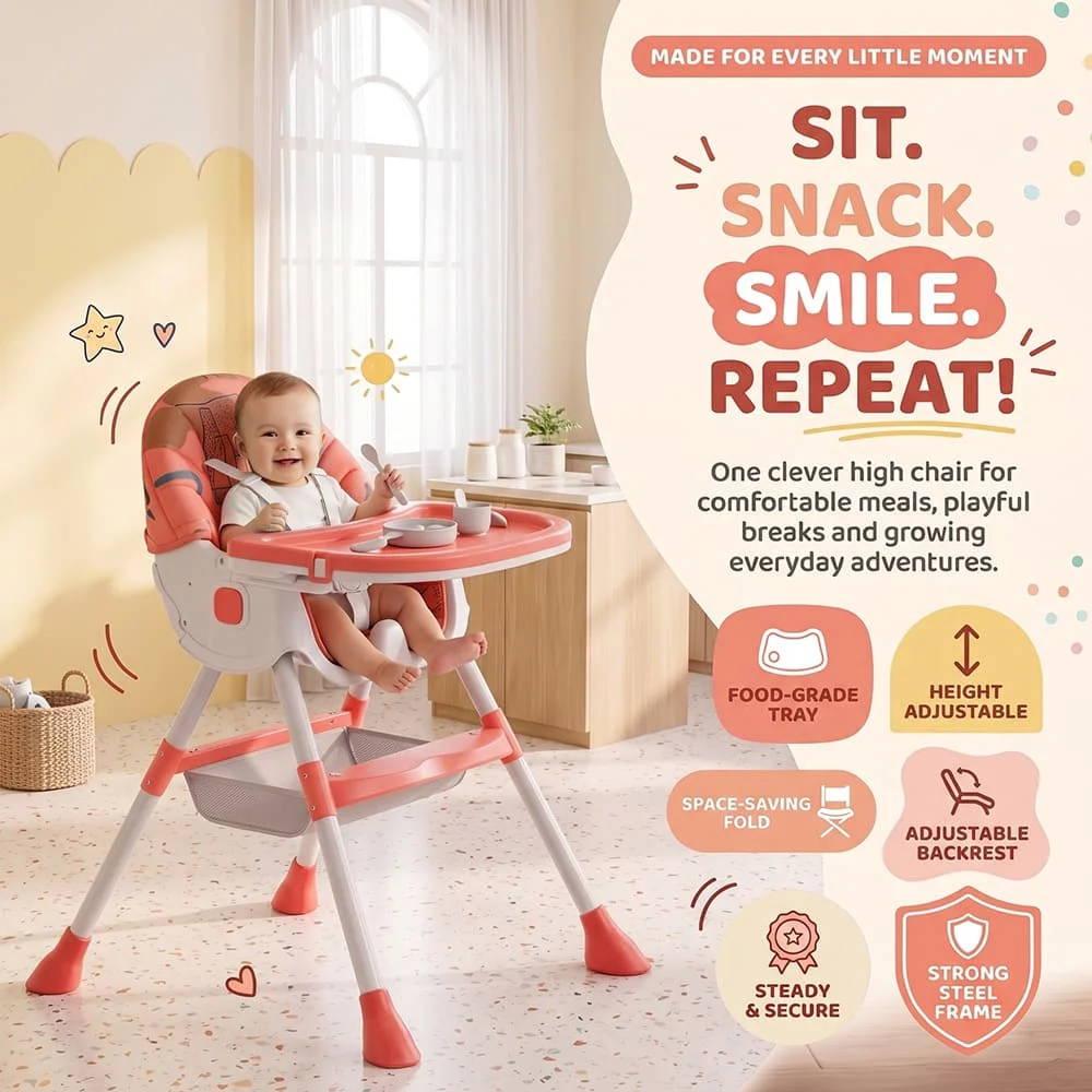 TT High chair pink 1