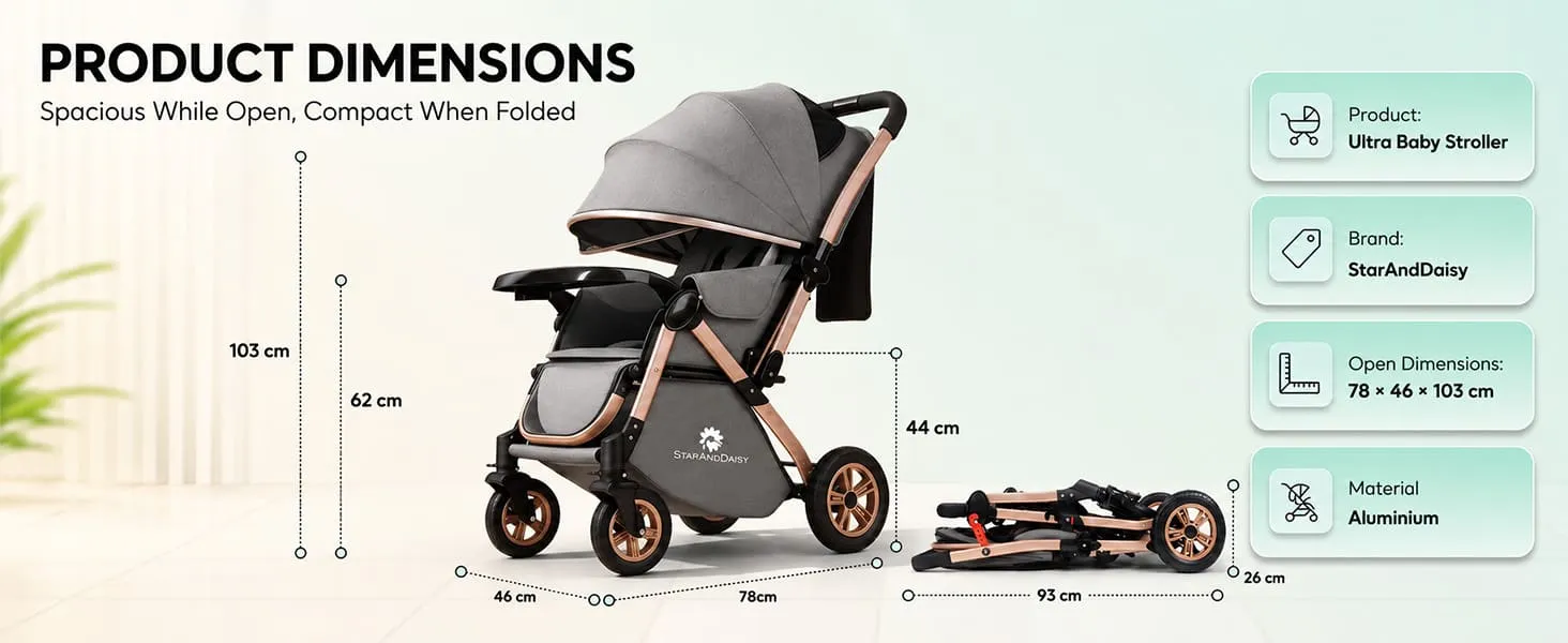 Ultra Baby Stroller Pram and Buggy