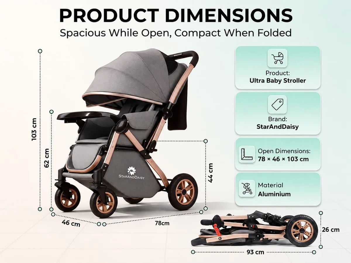 Ultra Baby Stroller Pram and Buggy