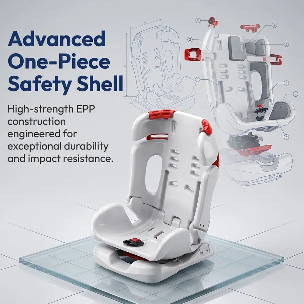 advance one piece baby car seat G401 blue