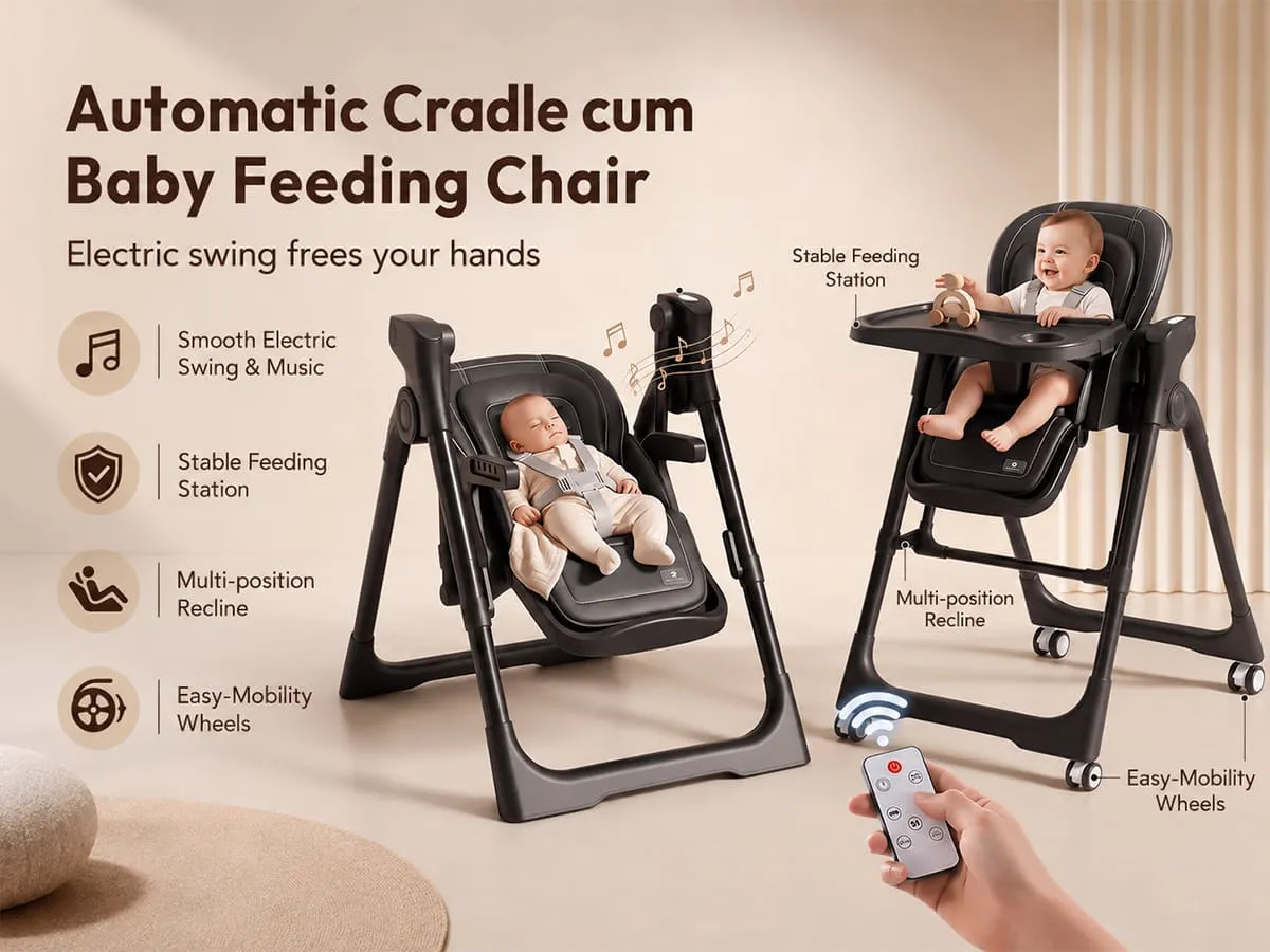 Automatic Cradle Cum Baby Feeding Chair