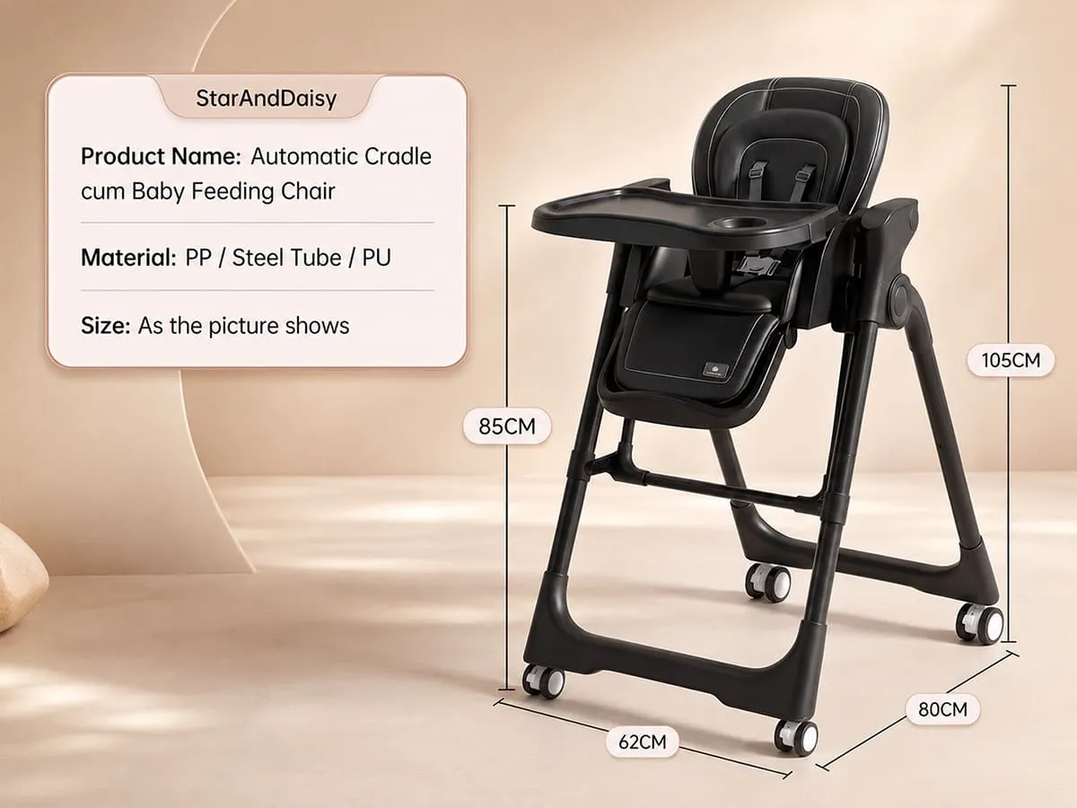 Automatic Cradle Cum Baby Feeding Chair