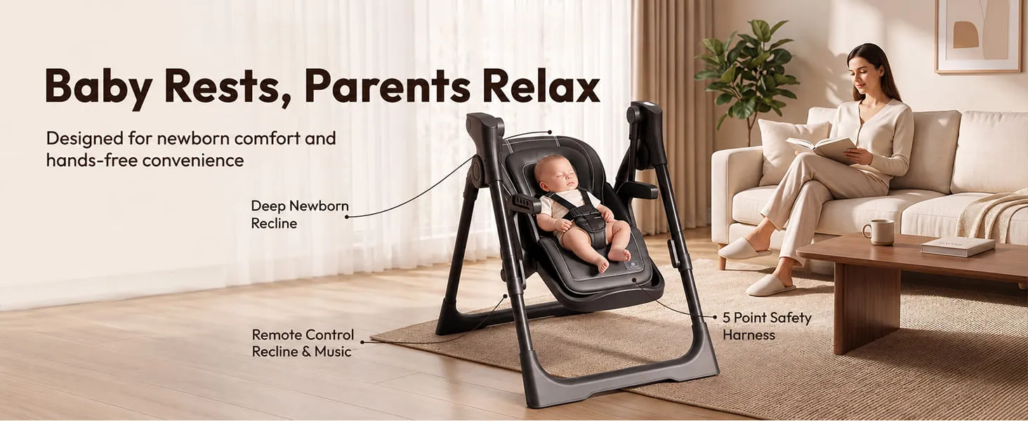 Automatic Cradle Cum Baby Feeding Chair