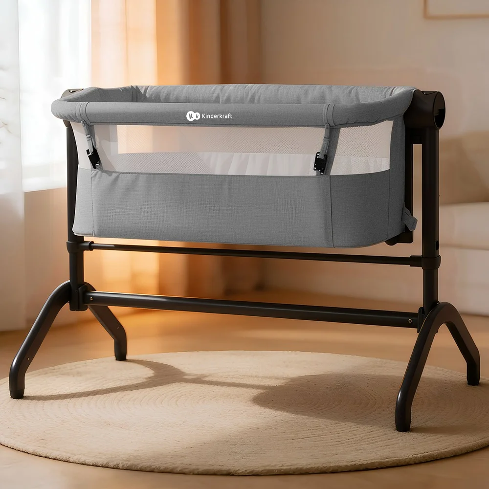 baby 4 in 1 grey crib