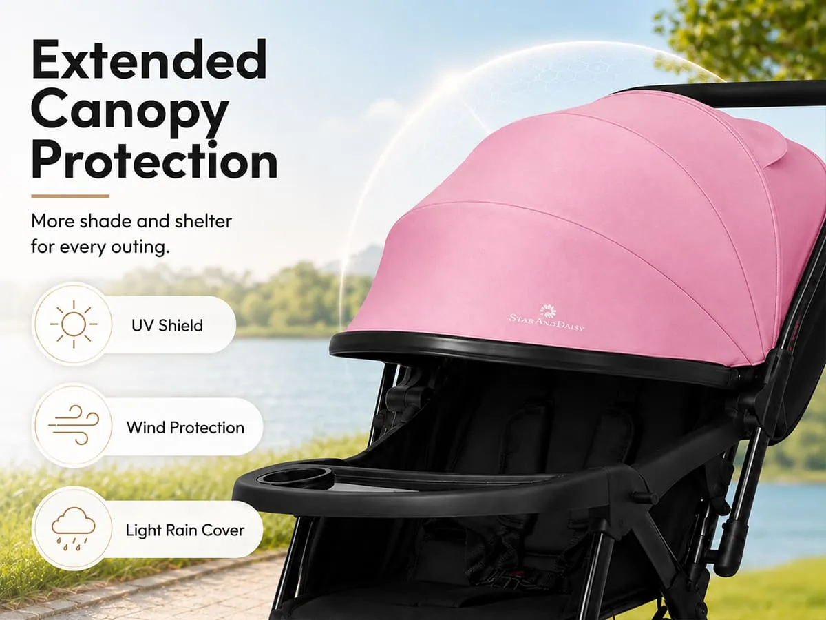 City Joy Baby Stroller with Reversible Handle