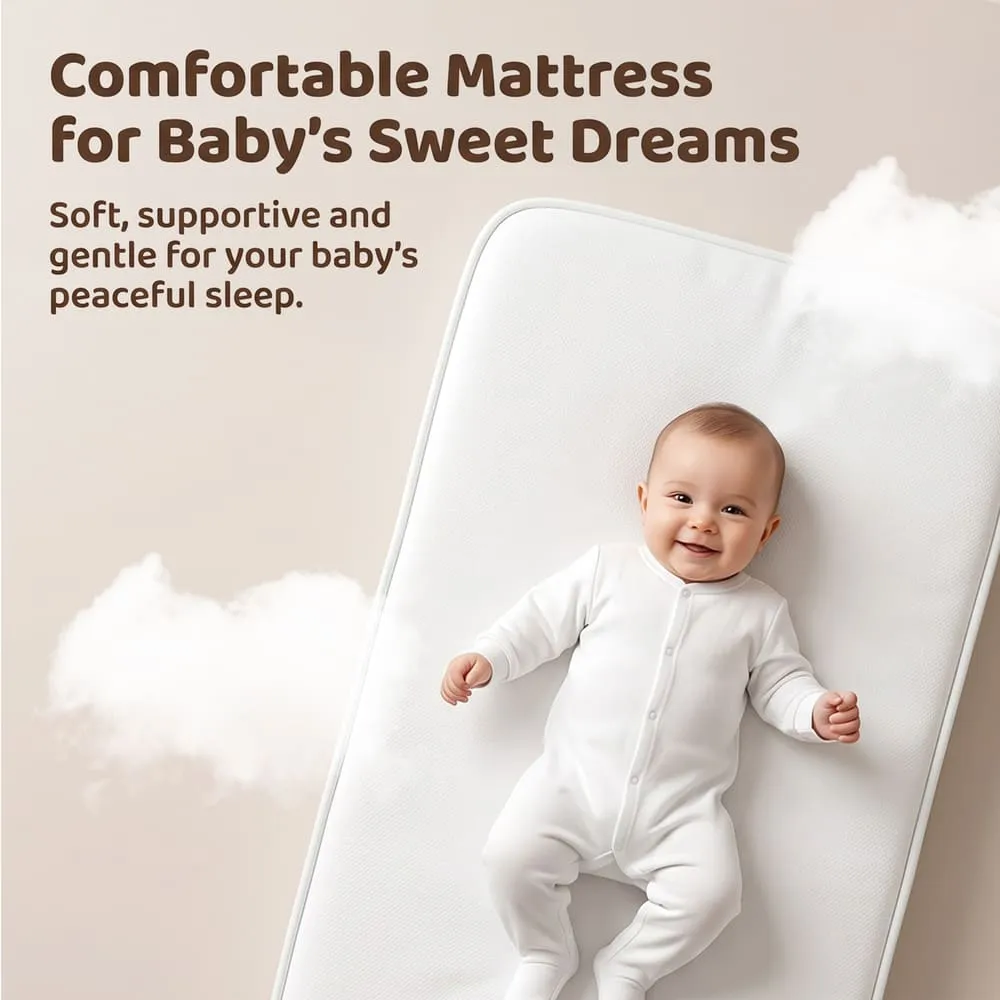 comfortable mattress kinderkraft baby cradle grey