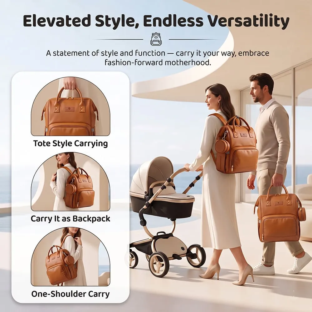 elevate style Cozy carry bag brown