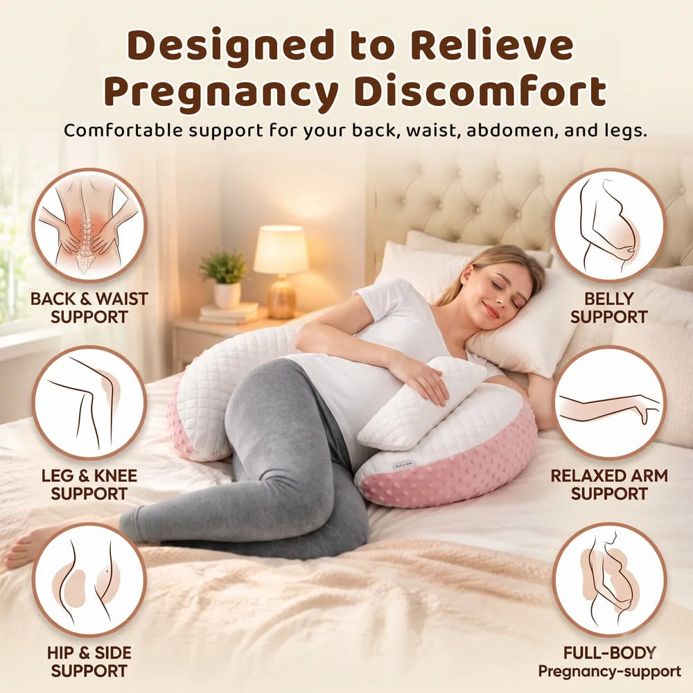 features of Maternity pillow pink