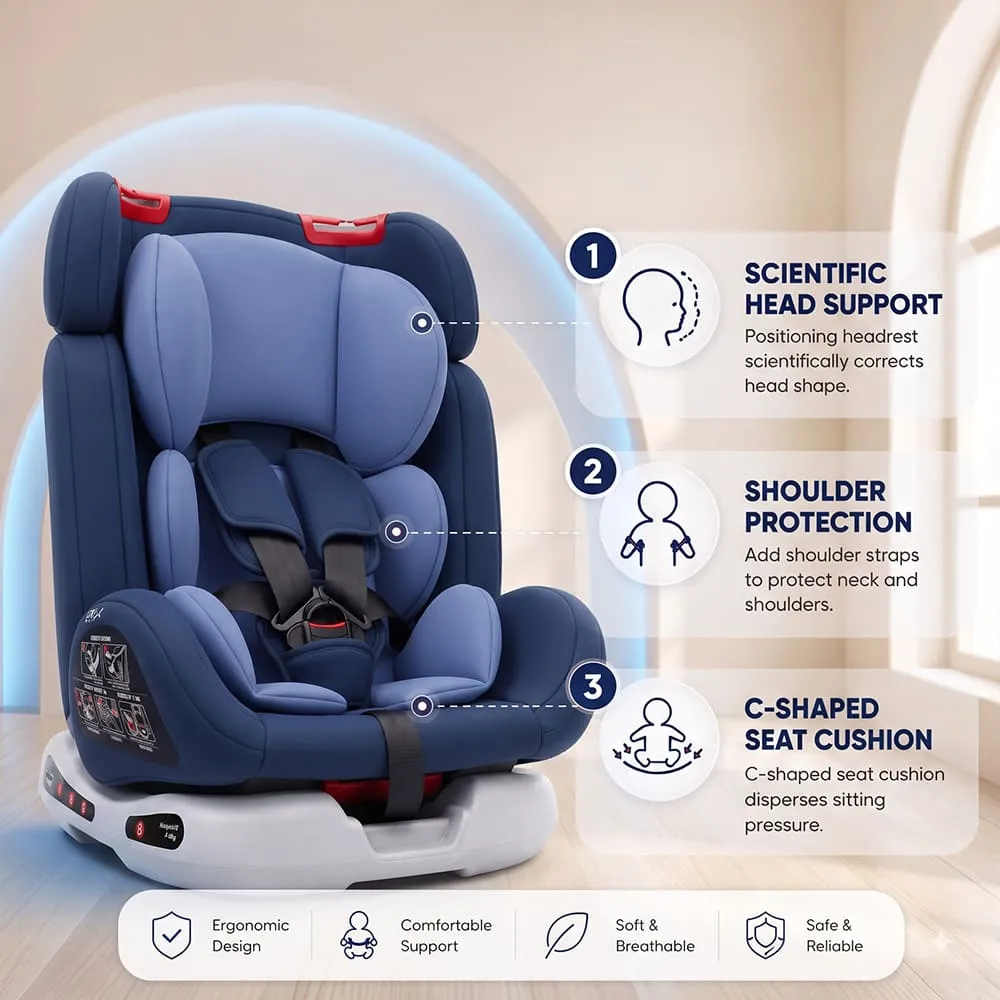 features of baby car seat G401 blue