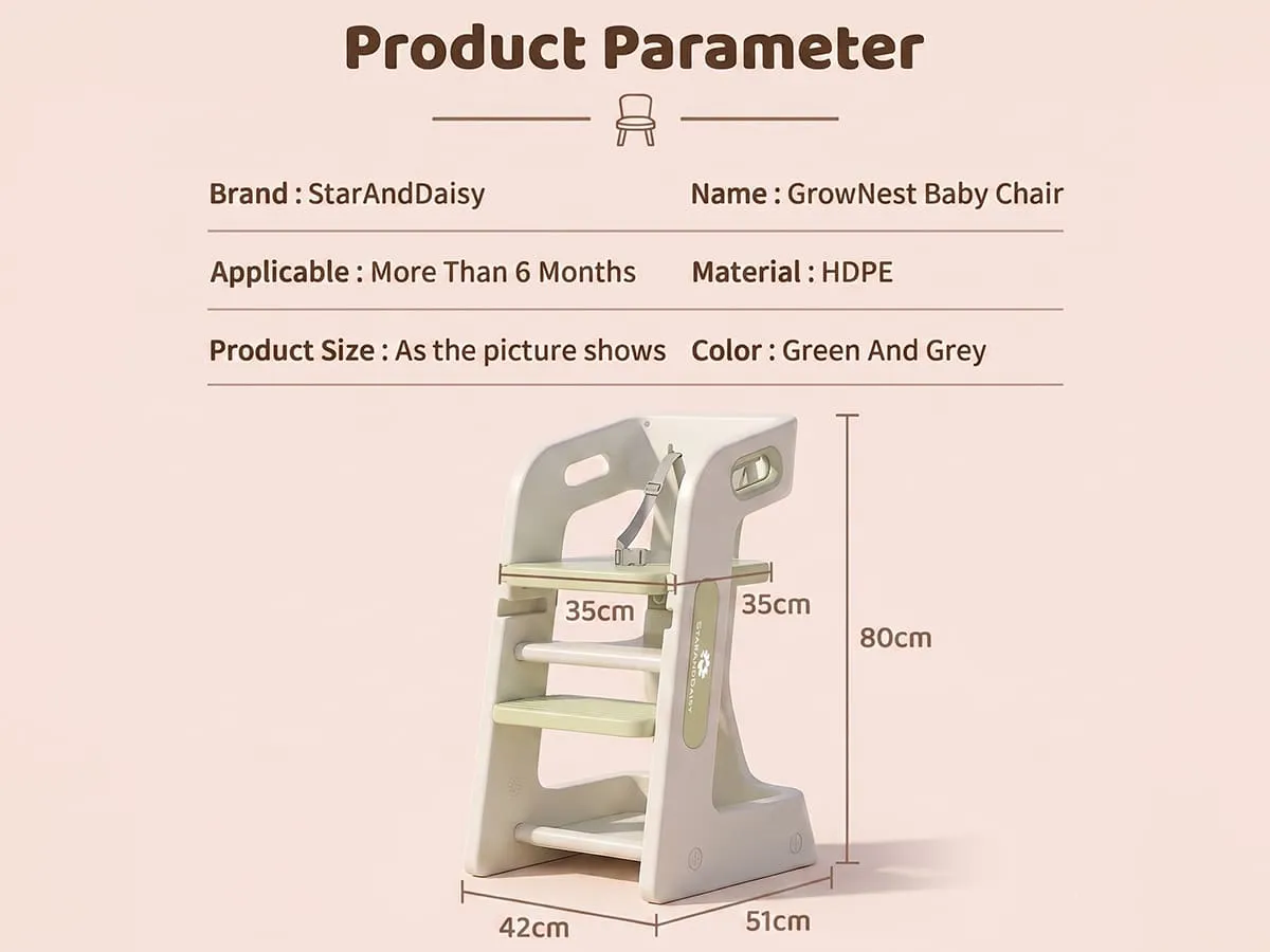 Grownest Adjustable Dining chair
