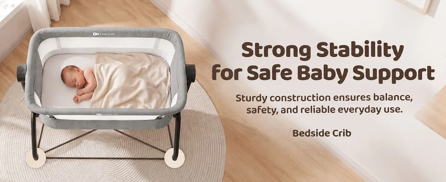International Series 2 in 1 Bedside Crib And Cradle