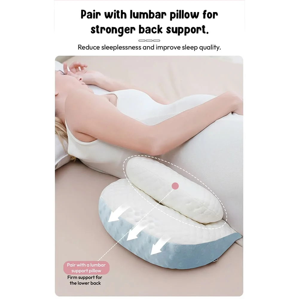 mumrest pregnancy pillow blue