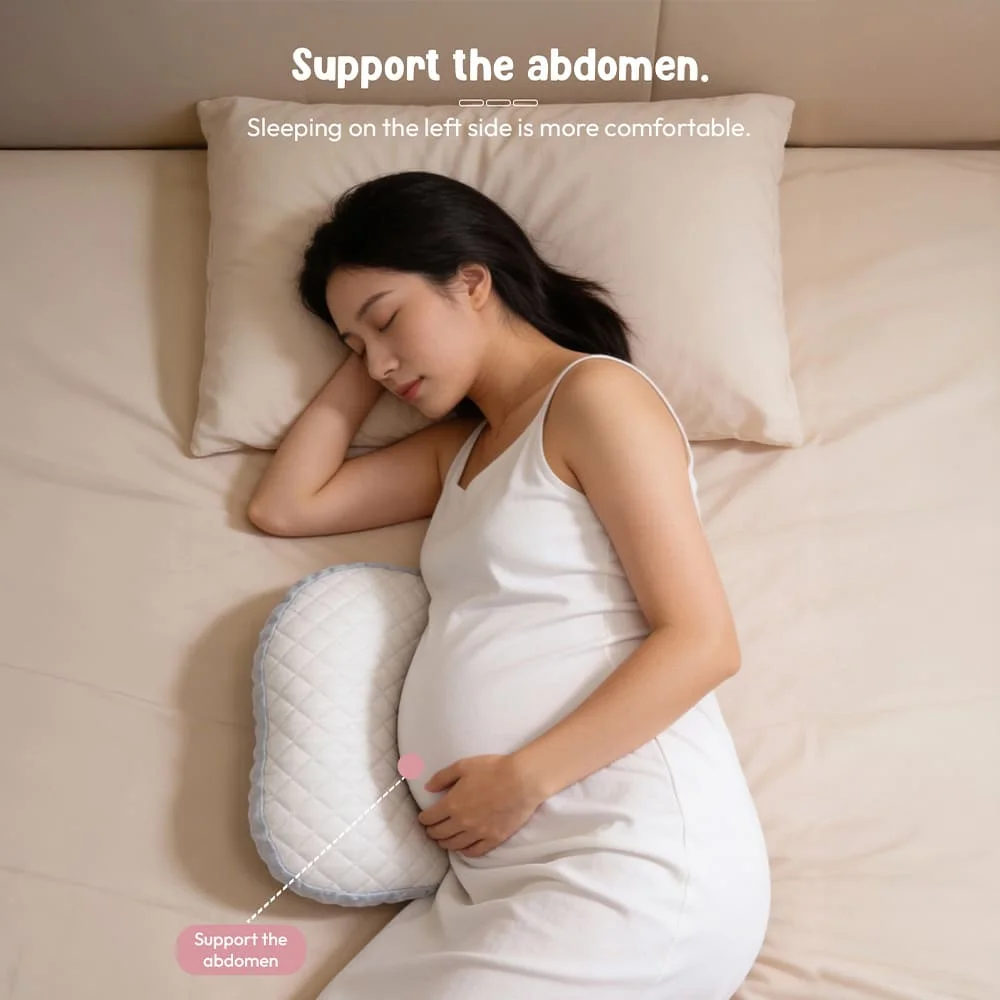mumrest pregnancy pillow blue