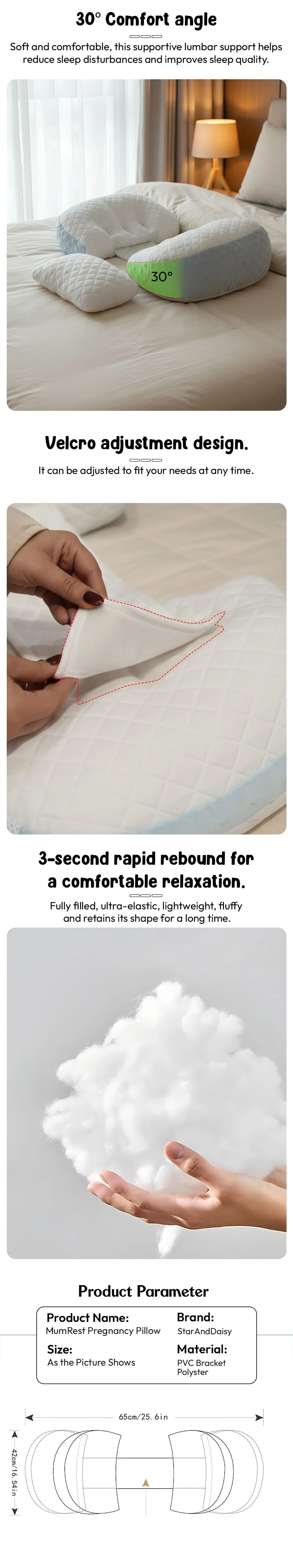 Mumrest Pregnancy Pillow Blue