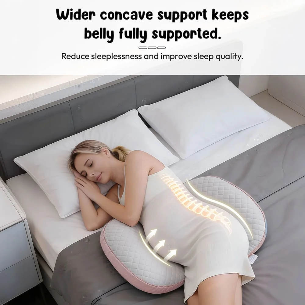 mumrest pregnancy pillow pink