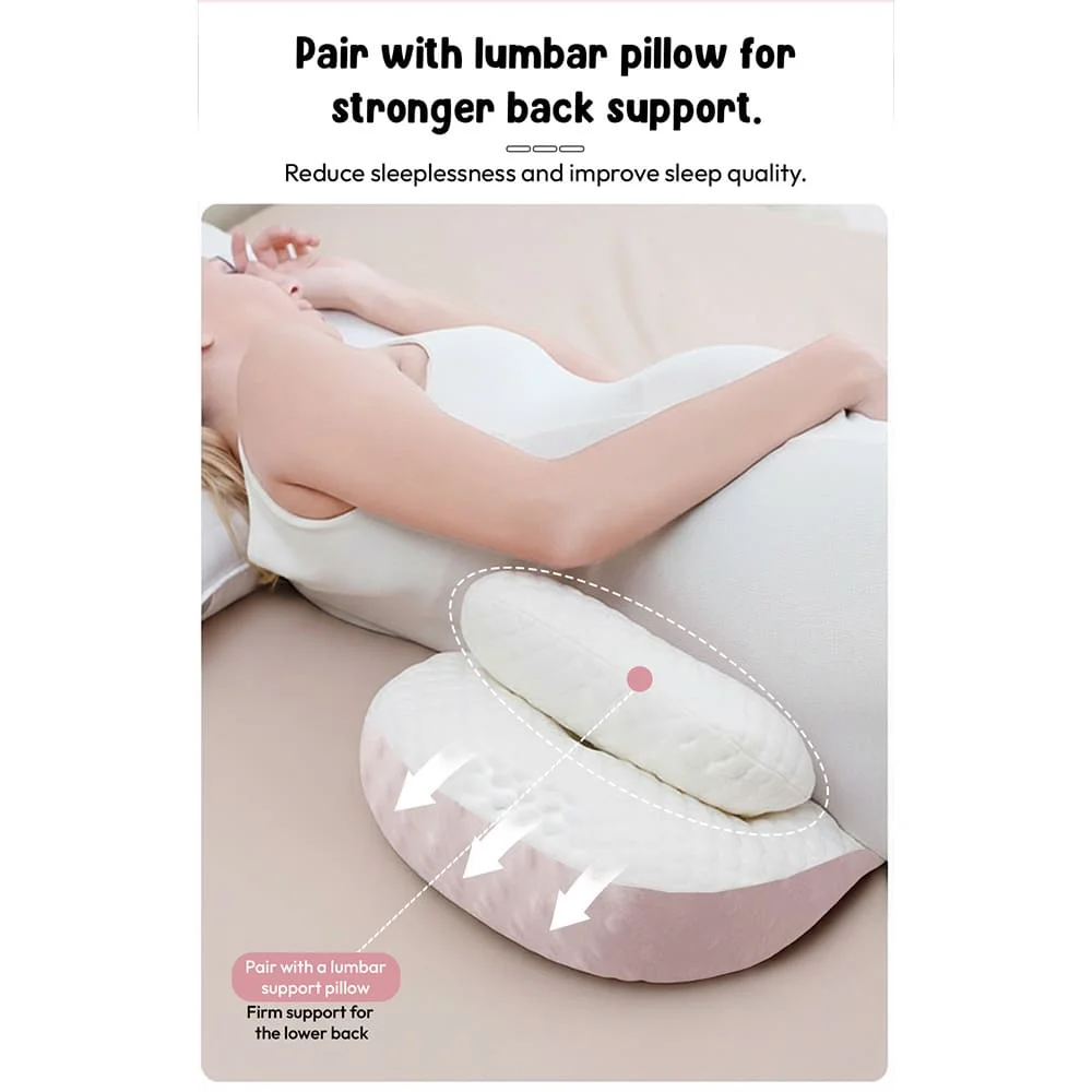 mumrest pregnancy pillow pink