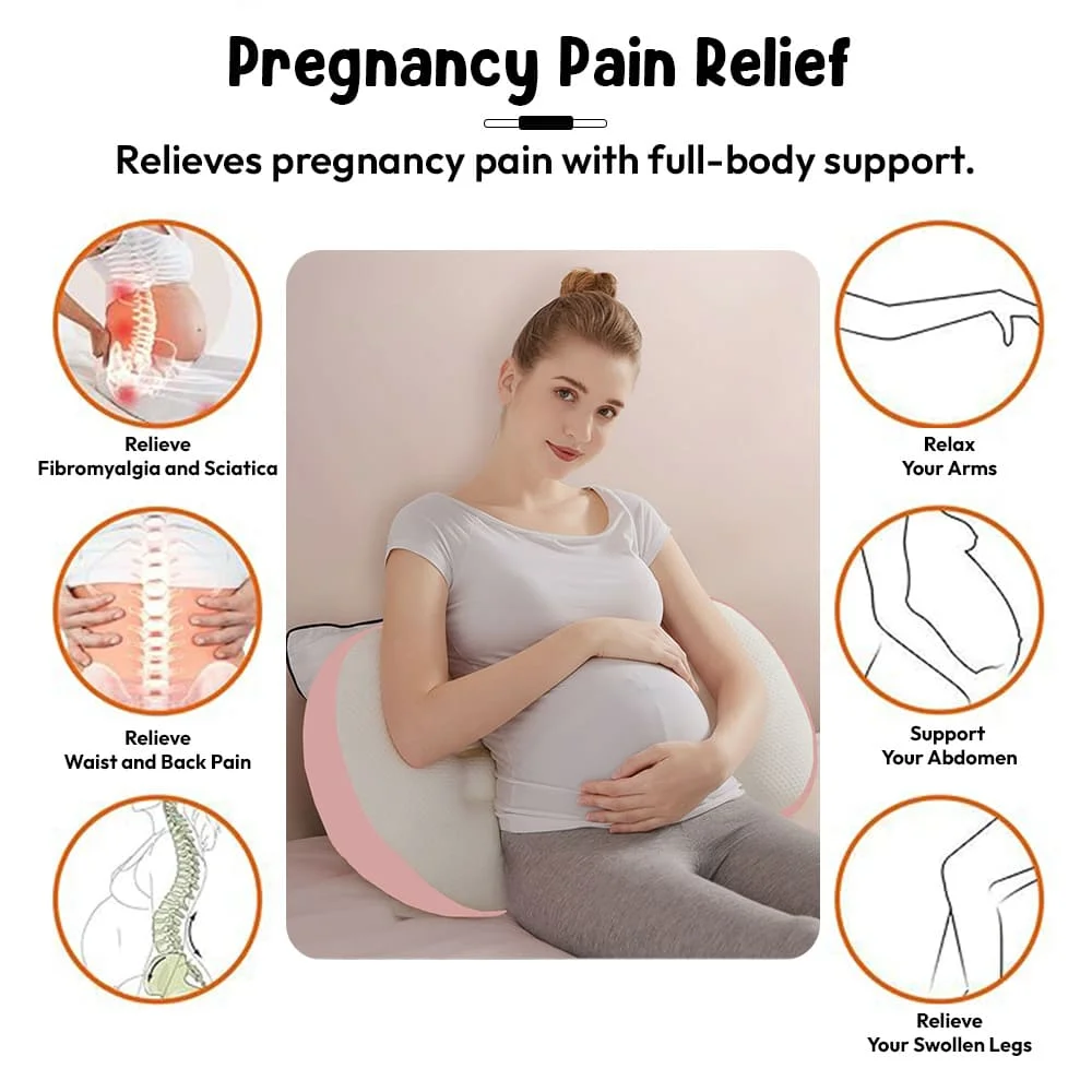 mumrest pregnancy pillow pink