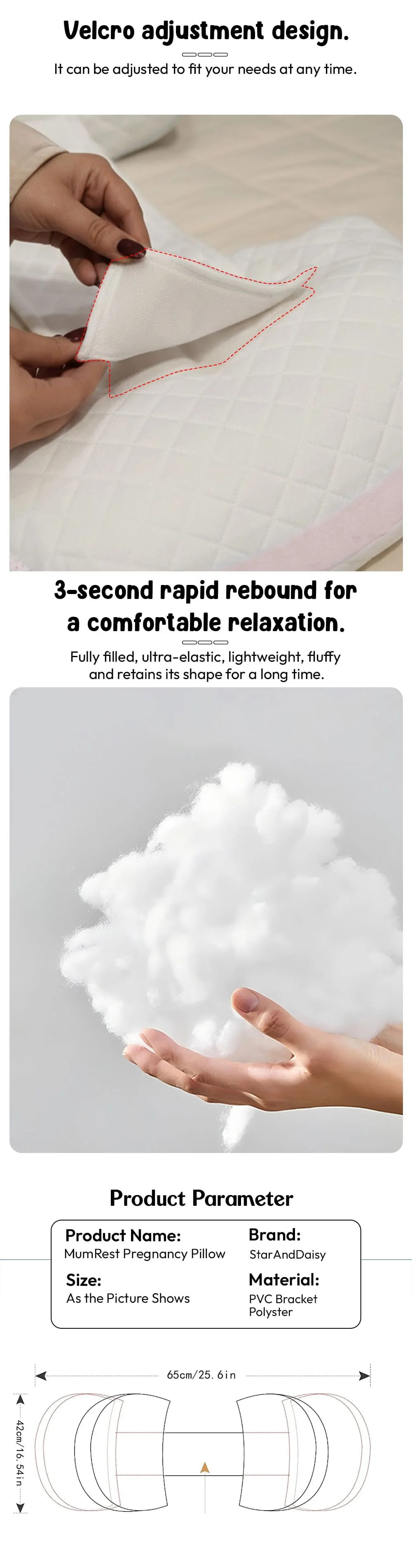 Mumrest Pregnancy Pillow Pink