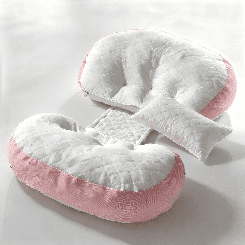 mumrest pregnancy pillow pink