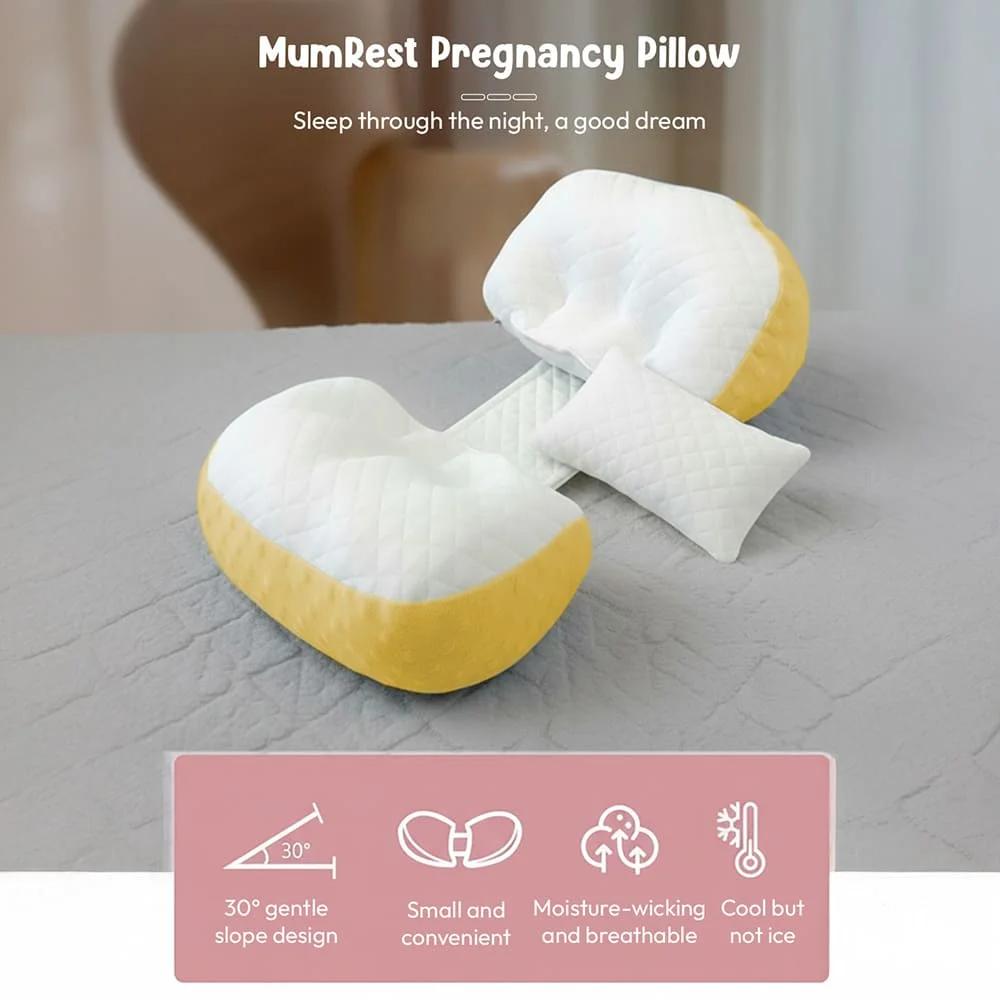 mumrest pregnancy pilloe yellow