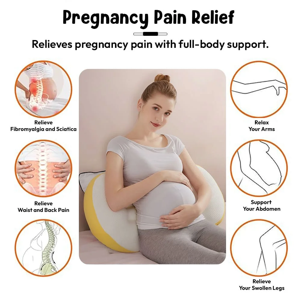 mumrest pregnancy pilloe yellow