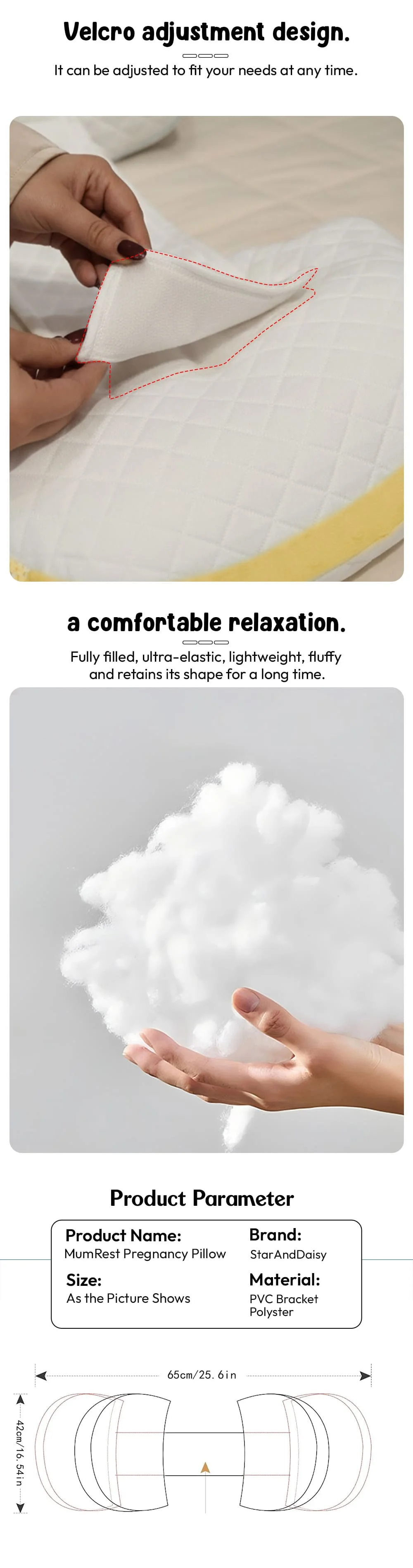 Mumrest Pregnancy Pillow Yellow