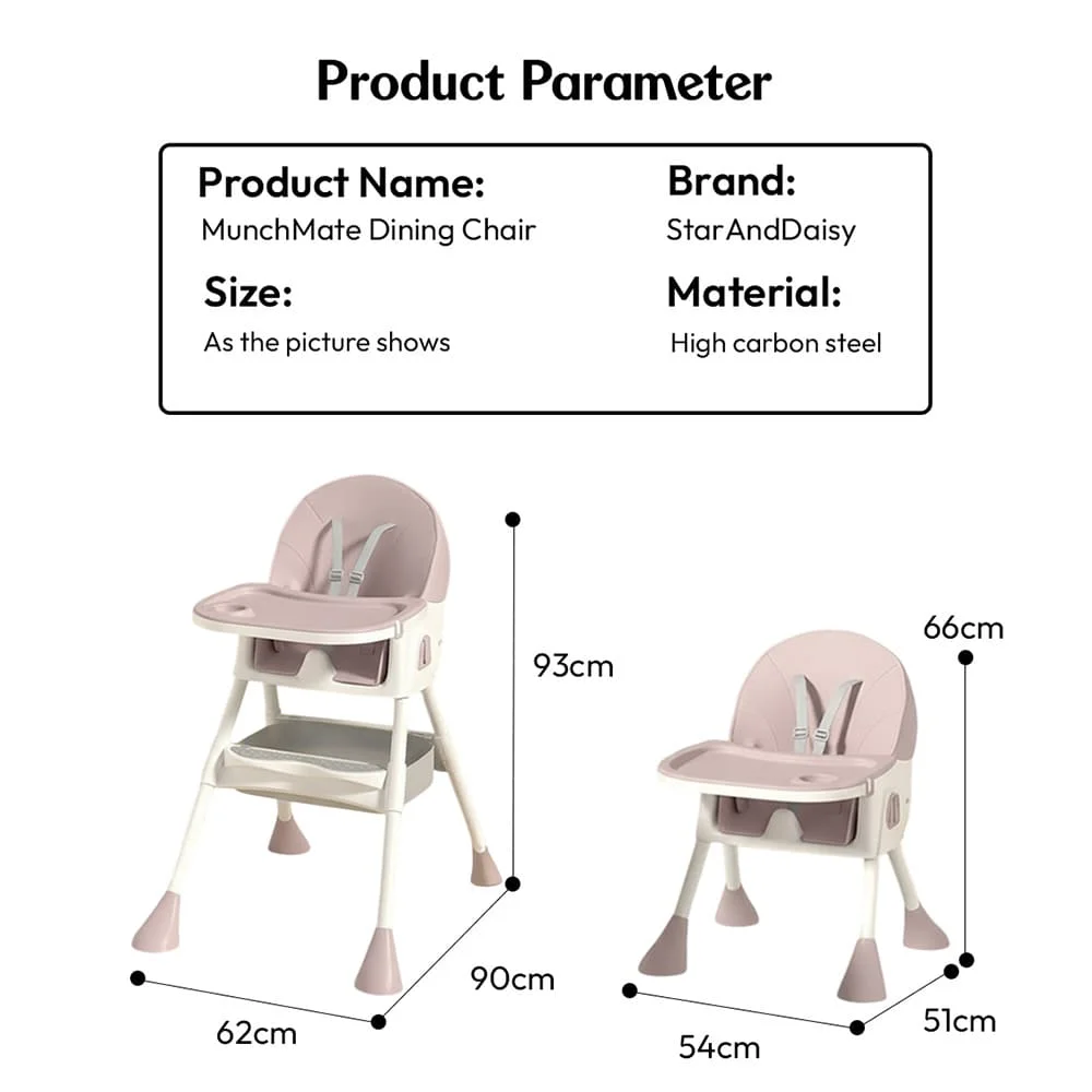 munchmate dining chair pink